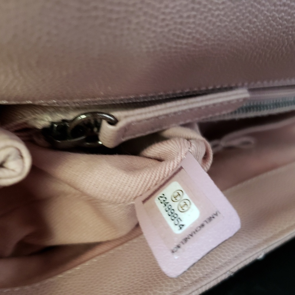 CHANEL COCO HANDLE PINK CAVIAR SMALL BAG - Picture 6 of 8